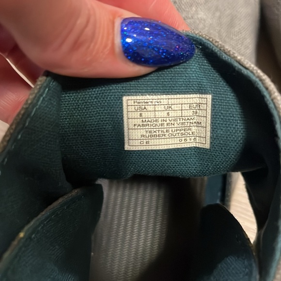 Sanuk canvas Bohemian leather accent ankle straps shoes booties NWOT 8 HTF - Picture 8 of 11